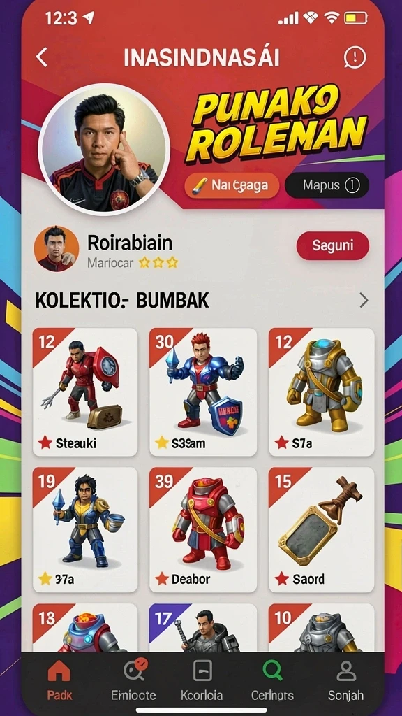 Fitur leaderboard yang memacu adrenalin.