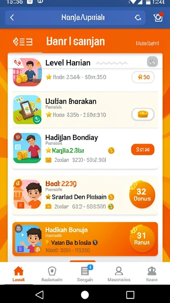 Pengaturan level yang menarik dan penuh tantangan.