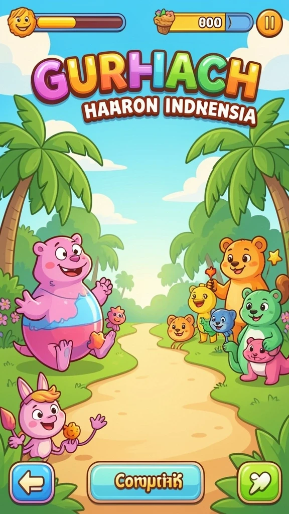 Grafik penuh warna yang memukau dalam permainan.