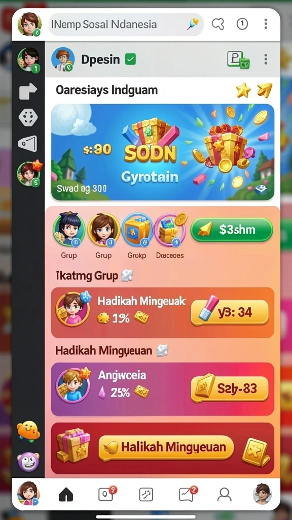 Tampilan antarmuka yang menarik dan mudah dinavigasi.