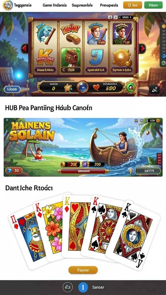 Level permainan yang beragam dan penuh tantangan.