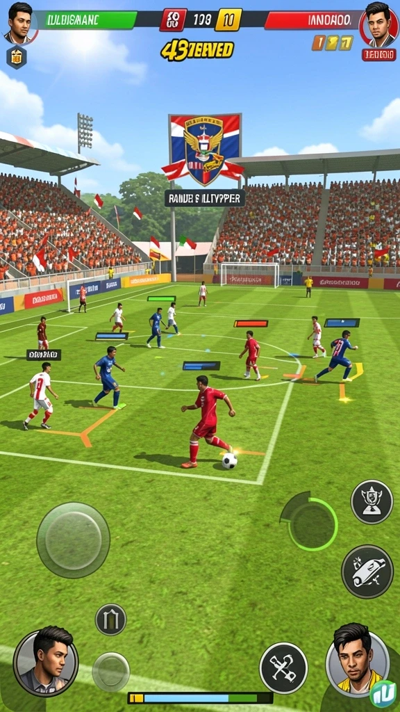 Momen menegangkan saat melawan monster dalam game.