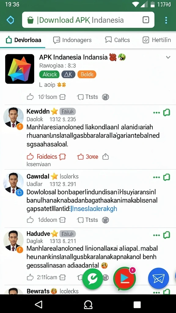 Tampilan antarmuka permainan yang menarik.