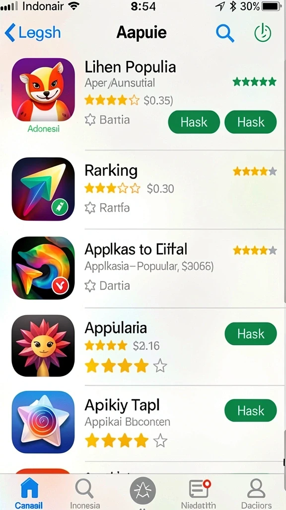 Tampilan antarmuka yang sederhana dan menarik.