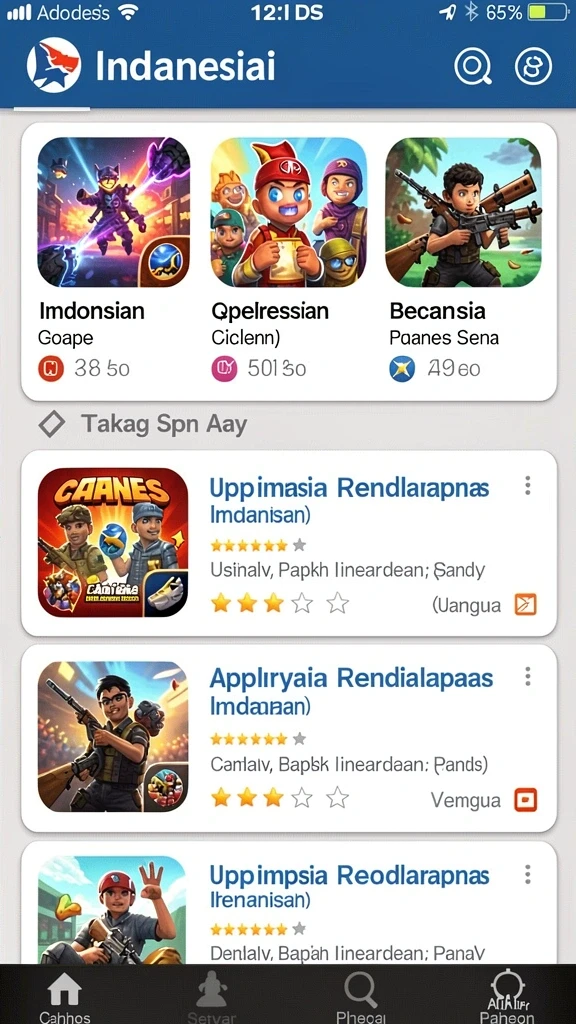 Tampilan antarmuka yang user-friendly.