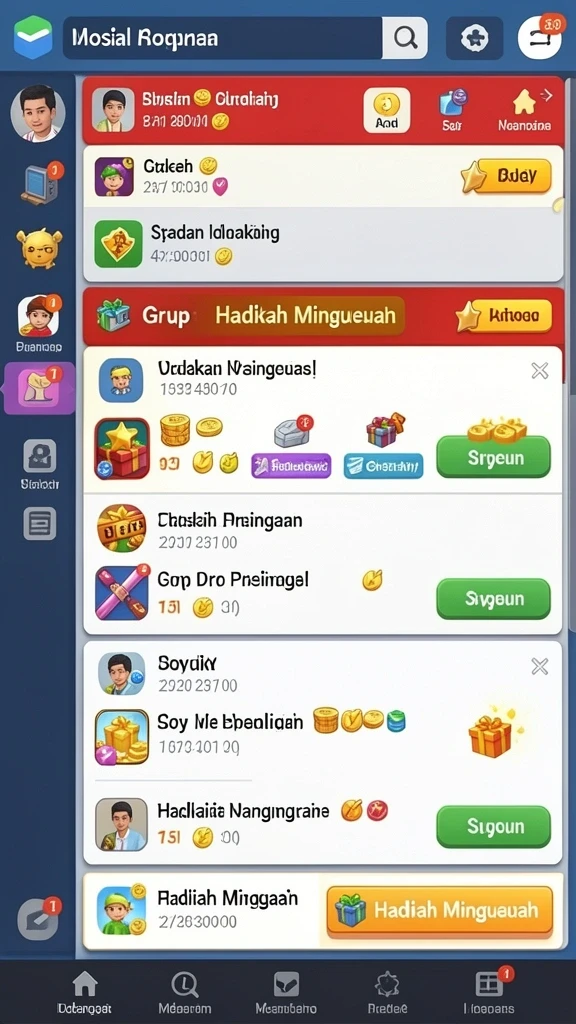Tampilan antarmuka yang intuitif dan ramah pengguna.