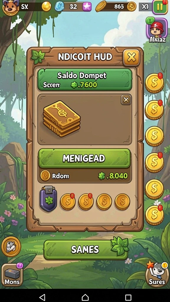 Tampilan awal game IDKLUB yang menarik dan intuitif.