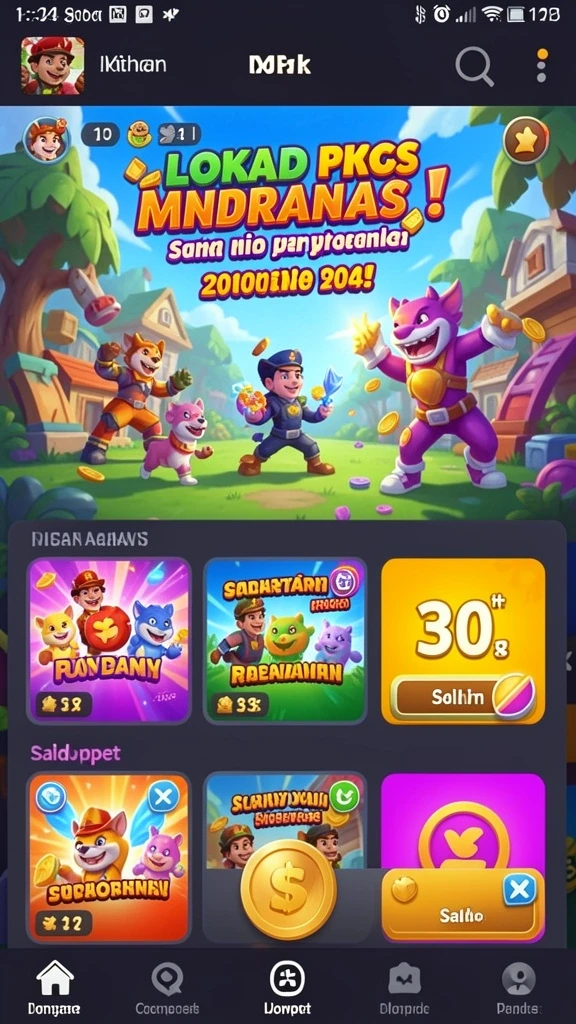 Pilihan level yang beragam dan menarik.