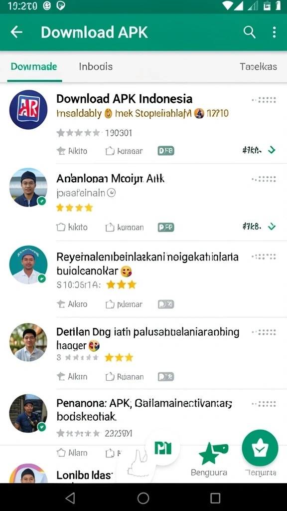Tampilan awal yang menarik dengan karakter yang unik.