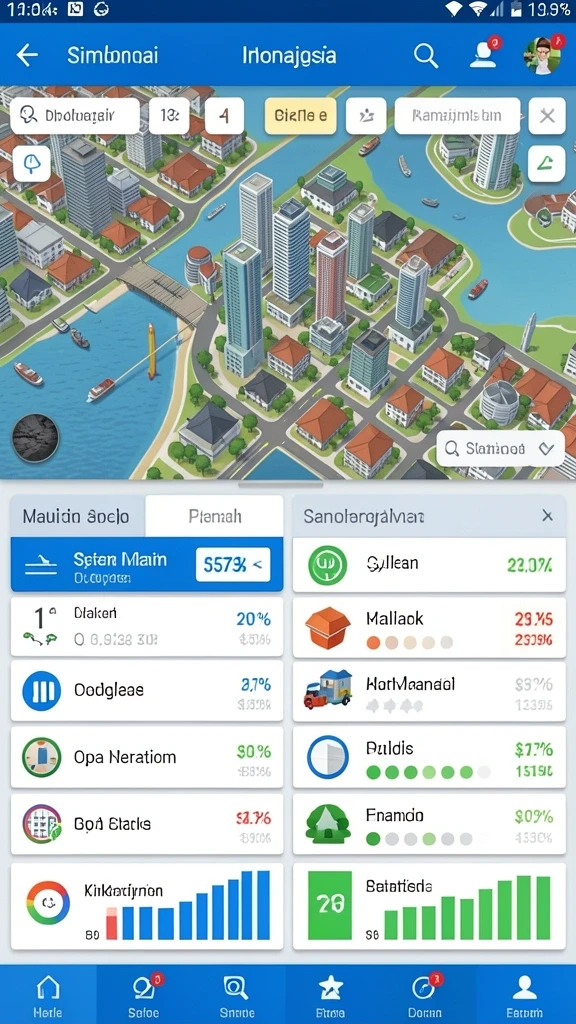Tantangan seru di setiap level yang harus diselesaikan.