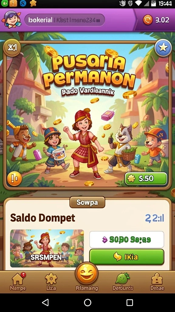 Fitur power-ups yang meningkatkan gameplay.