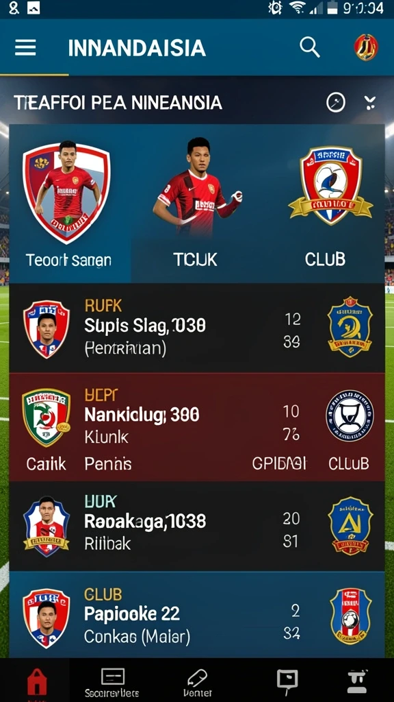 Antarmuka pengguna LUCKSVIP yang intuitif.