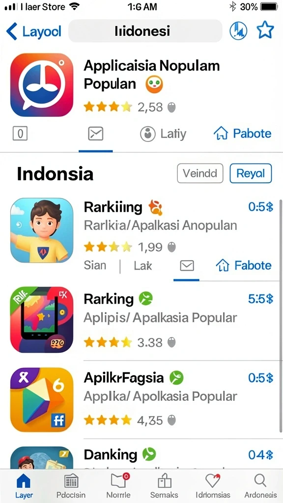Tampilan antarmuka yang user-friendly.