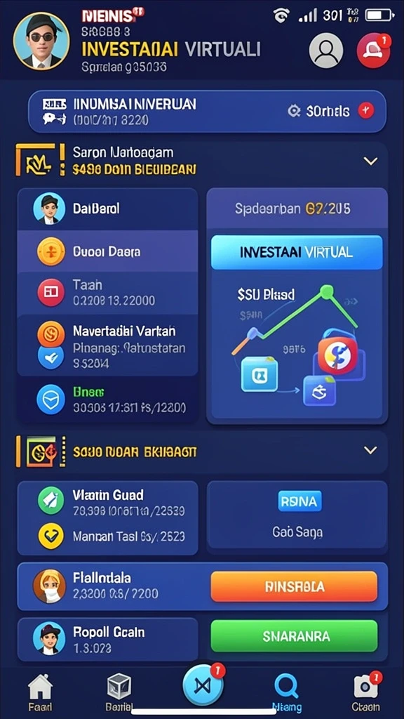 Sistem pemilihan karakter yang beragam dan unik.
