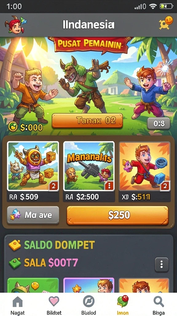 Fitur multiplayer untuk bermain bersama teman-teman.