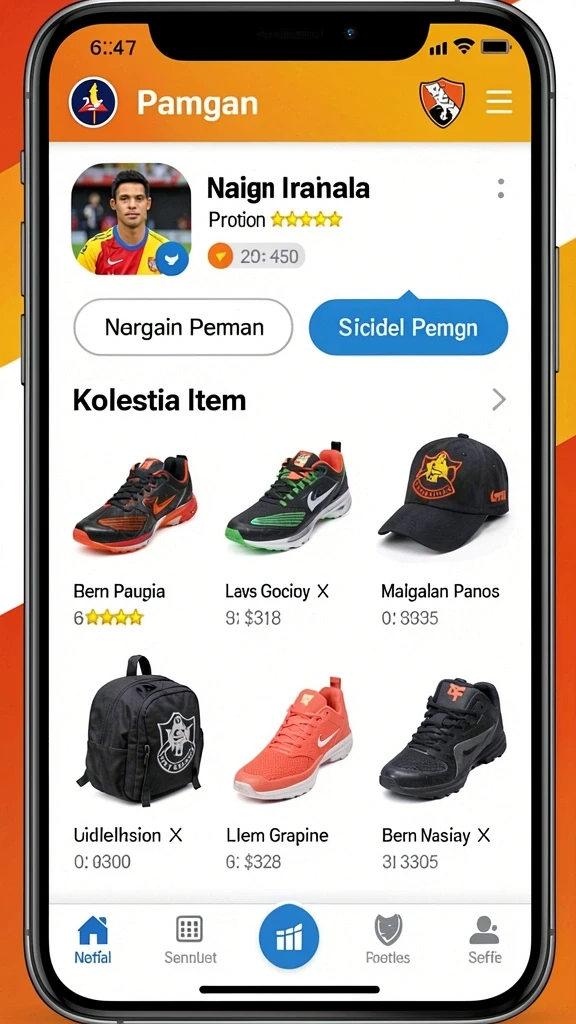 Tampilan antarmuka yang intuitif dan mudah dipahami.