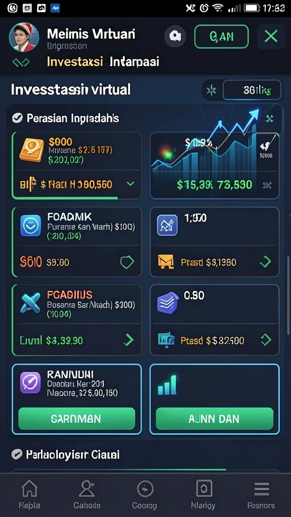 Fitur sosial untuk berinteraksi dengan pemain lain.