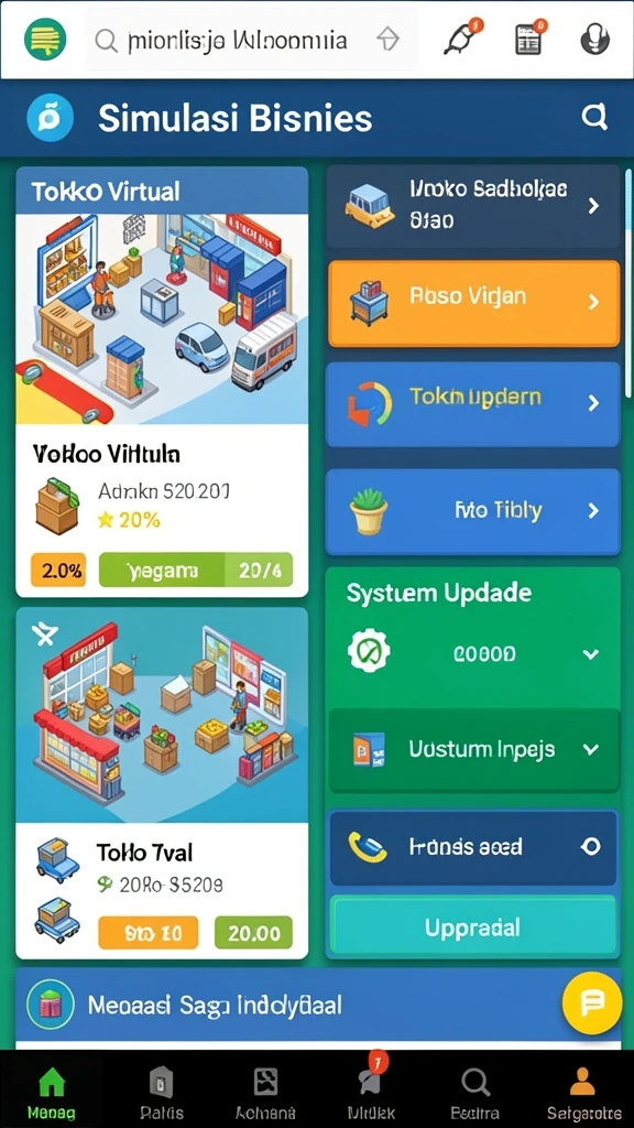 Tampilan antarmuka yang intuitif dan mudah digunakan.