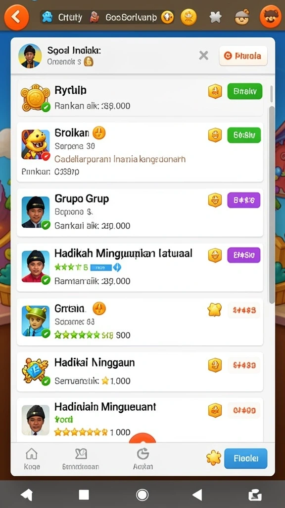 Tampilan antarmuka yang menarik dan mudah digunakan.