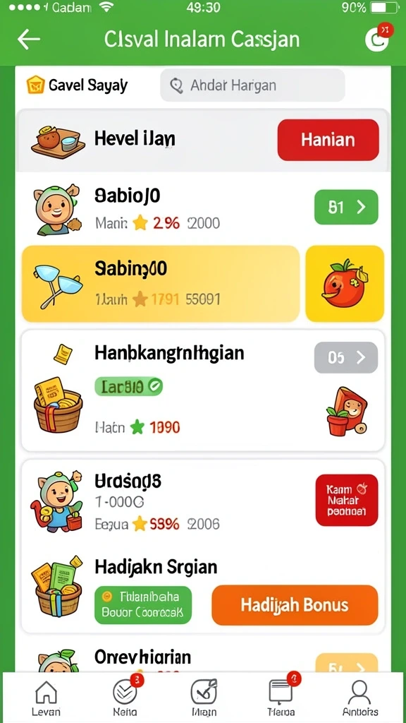 Contoh interaksi sosial antar pemain dalam game.