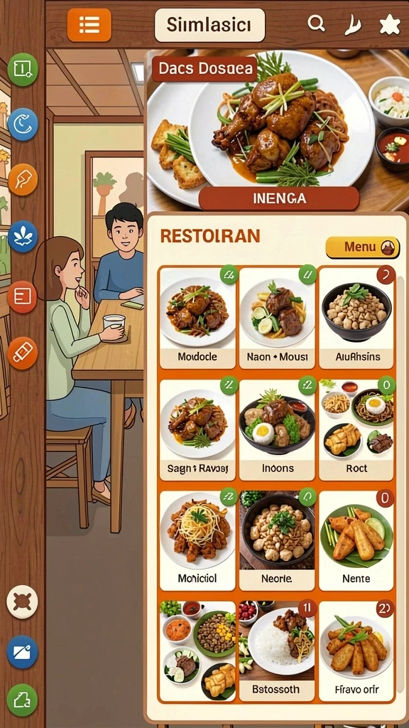 Screenshot dari leaderboard dengan peringkat pemain.
